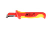 COLTELLO SPELLACAVI CON PATTINO DI GUIDA 9855 KNIPEX 98 55 180X46X26MM 38MM