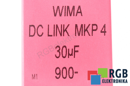 CONDENSATORE DCMKP4-30U/900 WIMA 30UF, 900V, DC, LINK, MKP4
