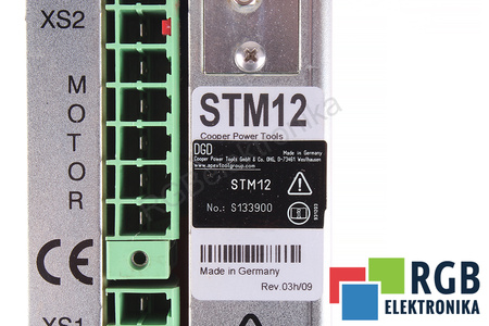 STM12 COOPER TOOLS S133900 REV.09H/09