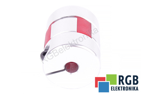 YH10-25-6-10-30 D=25MM D1/ D2=6/10MM L=30MM ALUMINIUM GIUNTO ELASTICO A GRIFFE