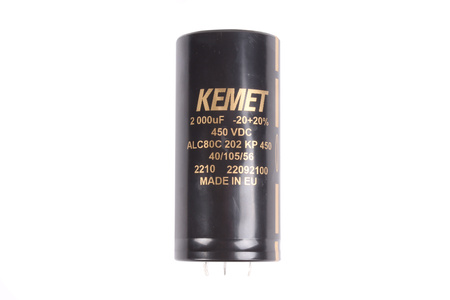 CONDENSATORE ALC80C202KP450 KEMET 2000UF, 450V, 50MM, 110MM