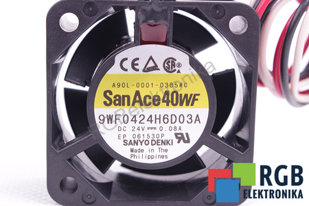 A90L-0001-0385#C FANUC 9WF0424H6D03A 40X40X20MM, 24V VENTILATORE