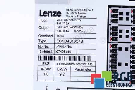 ECSDA016C4B LENZE TRUMPF ID.NO. 13469983