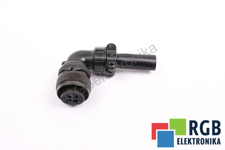SPINA ANGOLATA FEMMINA XMS4108A18-10S PER AZIONAMENTI SERVO XMS4108A18-10S YASKAWA 4 PIN SOSTITUTO