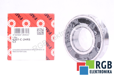 6207-C-2HRS-C3 FAG 8600RPM, 35X72X17, 29.5KN, 15.4KN CUSCINETTO