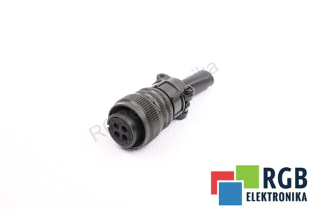 SPINA DIRITTA FEMMINA A06B-6079-K812#D PER AZIONAMENTI SERVO ALPHA IS / ALPHA IF FANUC 4 PIN SOSTITUTO