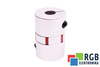 YH10-46-16-16-70 D=46MM D1= D2=16MM L=70MM ALUMINIUM GIUNTO ELASTICO A GRIFFE