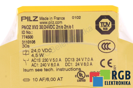 PNOZ XV2 PILZ 774500 RELE DI SICUREZZA