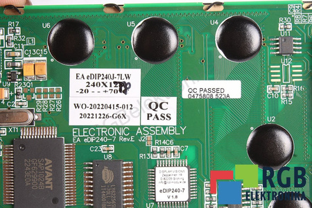 EAEDIP240J-7LWTP ELECTRONIC ASSEMBLY GMBH DISPLAY LCD