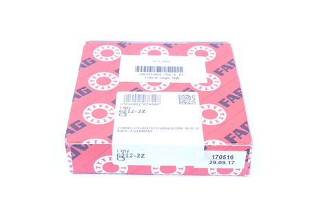 6212-2ZC3 FAG 13000RPM, 6300RPM, 60X110X22 55.3KN, 36KN CUSCINETTO