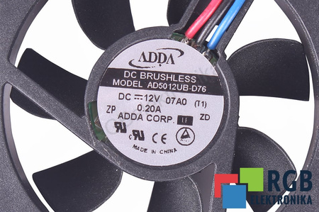 AD5012UB-D76 ADDA 50X50X15MM, 12V VENTILATORE