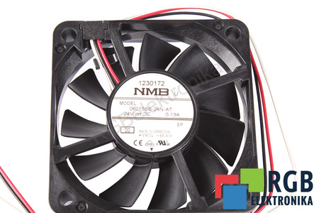 06015SS-24N-AT NMB TECHNOLOGIES 60X60X15MM, 24V, 0.13A VENTILATORE