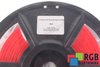 1,75MM HS PLA FILAMENT 0.5KG RED FLASHFORGE DIMENSIONE ESTERNA DELLA BOBINA 180MM, DIMENSIONE INTERNA DELLA BOBINA 50MM, LARGHEZZA DELLA BOBINA 45MM