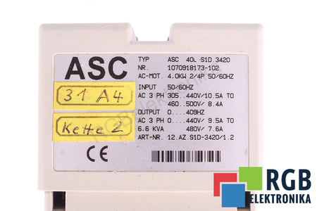 ASC400-S1D.3420 BOSCH 12.AZ.S1D-3420/1.2