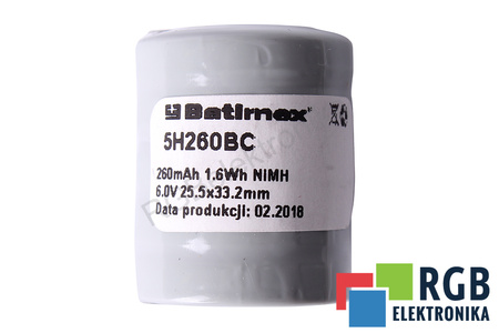 5H260BC BATIMEX 6V, 260MAH BATTERIA