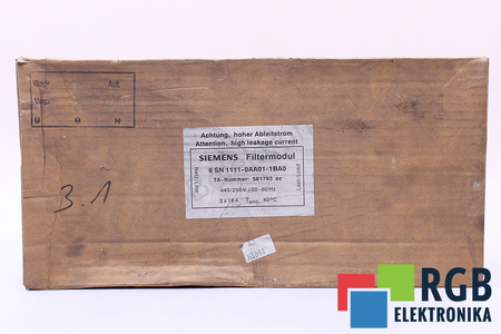 6SN1111-0AA01-1BA0 SIEMENS SIMODRIVE 611 FILTRO