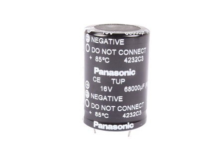 CONDENSATORE 7011N1 PANASONIC 68000UF, 16V, 50MM, 35MM