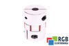 YH10-65-19-19-90 D=65MM D1/ D2=19/19MM L=90MM ALUMINIUM GIUNTO ELASTICO A GRIFFE