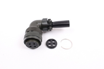 SPINA ANGOLATA FEMMINA XMS4108A22-22S PER AZIONAMENTI SERVO YASKAWA 4 PIN SOSTITUTO