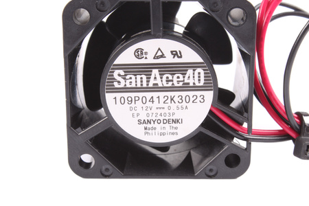 109P0412K3023 SANYO DENKI 40X40X28MM, 12V VENTILATORE