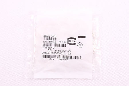 PIN DELLA PRESA R15-BU-C HARTING 0.5MM2