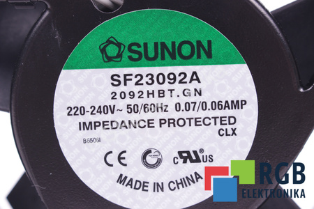 SF23092A2092HBT.GN SUNON SF23092A 90X90X25MM 240V, 0.06A VENTILATORE