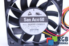 9GA0612H9001 SANYO DENKI SAN ACE 60 60X60X10MM, 12V, 0.14A VENTILATORE
