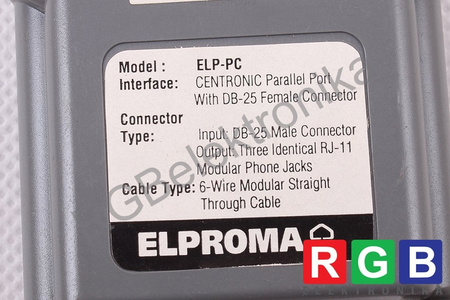 ELP-PC ELPROMA CENTRONIC PARALLEL PORT
