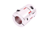 YH10-65-35-35-90 D=65MM D1=D2=35MM L=90MM ALUMINIUM GIUNTO ELASTICO A GRIFFE