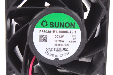 PF60381B1-1000U-A9H SUNON 60X60X38MM 12V 17.28W VENTILATORE