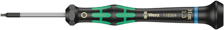 CACCIAVITE ESAGONALE HEX-PLUS DI PRECISIONE 05118064001 WERA 2054 40MM, 1.3MM