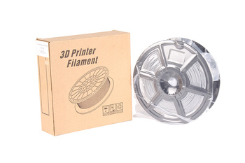 1,75MM METAL FILAMENT 0.5KG ALUMINIUM FLASHFORGE DIMENSIONE ESTERNA DELLA BOBINA 180MM, DIMENSIONE INTERNA DELLA BOBINA 50MM, LARGHEZZA DELLA BOBINA 45MM