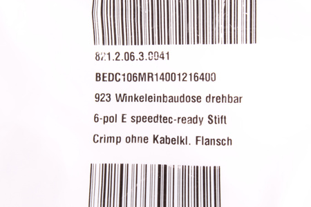 PRESA BEDC106MR14001216000 TE CONNECTIVITY 6PIN
