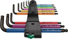 ASSORTIMENTO DI CHIAVI A L, METRICHE, BLACKLASER, 9 PEZZI 05022089001 WERA 950/9 HEX-PLUS