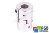 YH10-30-10-14-50 D=30MM D1/D2=10/14MM L=50MM ALUMINIUM GIUNTO ELASTICO A GRIFFE