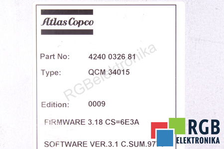 QCM34015 ATLAS COPCO 4240032681