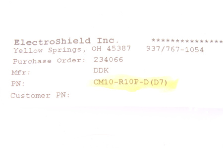 PRESA CM10-R10P-D-D7 DDK LTD. 10PIN