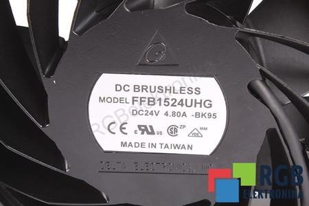FFB1524UHG-BK95 DELTA ELECTRONICS 172X150X51MM, 24V, 4.8A VENTILATORE