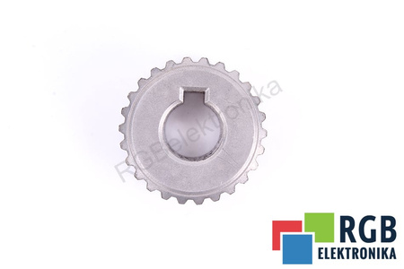 PULEGGIA DENTATA 32X30MM CINGHIA 20MM ALBERO 14MM CHIAVETTA 5X2MM Z=26