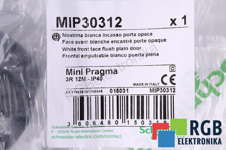 MIP30312 SCHNEIDER ELECTRIC MINI PRAGMA 3R 12M - IP40 CORNICE DA INCASSO CON PORTA PIENA