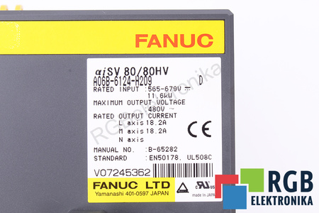 A06B-6124-H209 FANUC AISV80/80HV