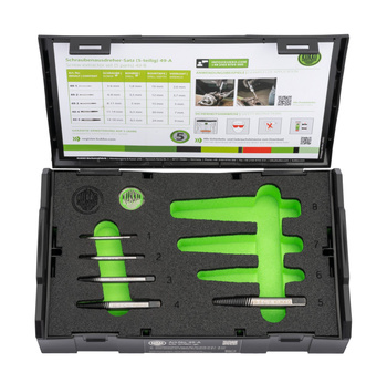 SET DI ESTRATTORI PER VITI A FILETTATURA FINE O 3-18 MM 49-A KUKKO