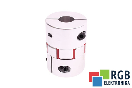 YH10-65-24-24-90 D=65MM D1/D2=24/24MM L=90MM ALUMINIUM GIUNTO ELASTICO A GRIFFE