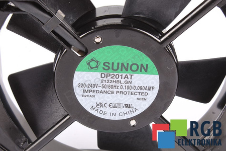 DP201AT2122HBL.GN SUNON 120X120X25MM, 230V VENTILATORE