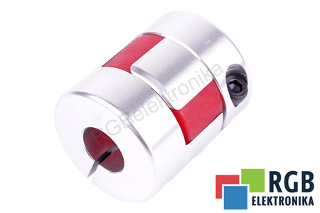 YH10-25-6-10-30 D=25MM D1/ D2=6/10MM L=30MM ALUMINIUM GIUNTO ELASTICO A GRIFFE