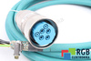 CAVO 6FX2002-5CA41-1AF0 SIEMENS 1FT/1FK TO 611/810D/SIMOVERT 5M