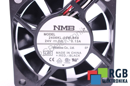 2406KL-05W-B59 MINEBEA NMB 60X60X15MM, 24V, 0.13A VENTILATORE