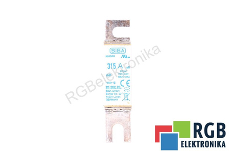FUSIBILE NH000 SIBA 2029220 315A 700/500V