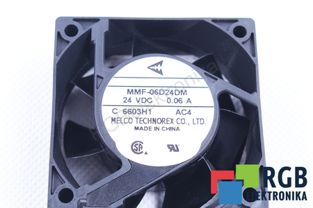 MMF-06D24DM-AC4 MELCO TECHNOREX 60X60X25MM, 24V, 0.06A VENTILATORE