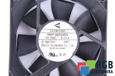 MMF-08G24ES MELCO TECHNOREX 80X80X25MM 24V, 0.13A VENTILATORE